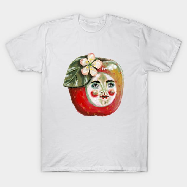 Tommy the red apple head T-Shirt by KayleighRadcliffe